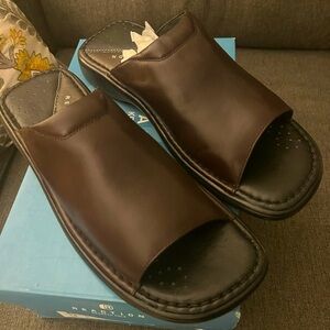 Kenneth Cole Reaction Mens Slide Leather Size 14